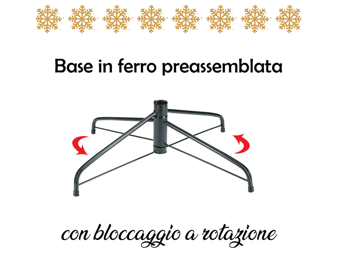 Albero di natale slim deluxe penicel innevato 180cm 326 rami diametro 55cm