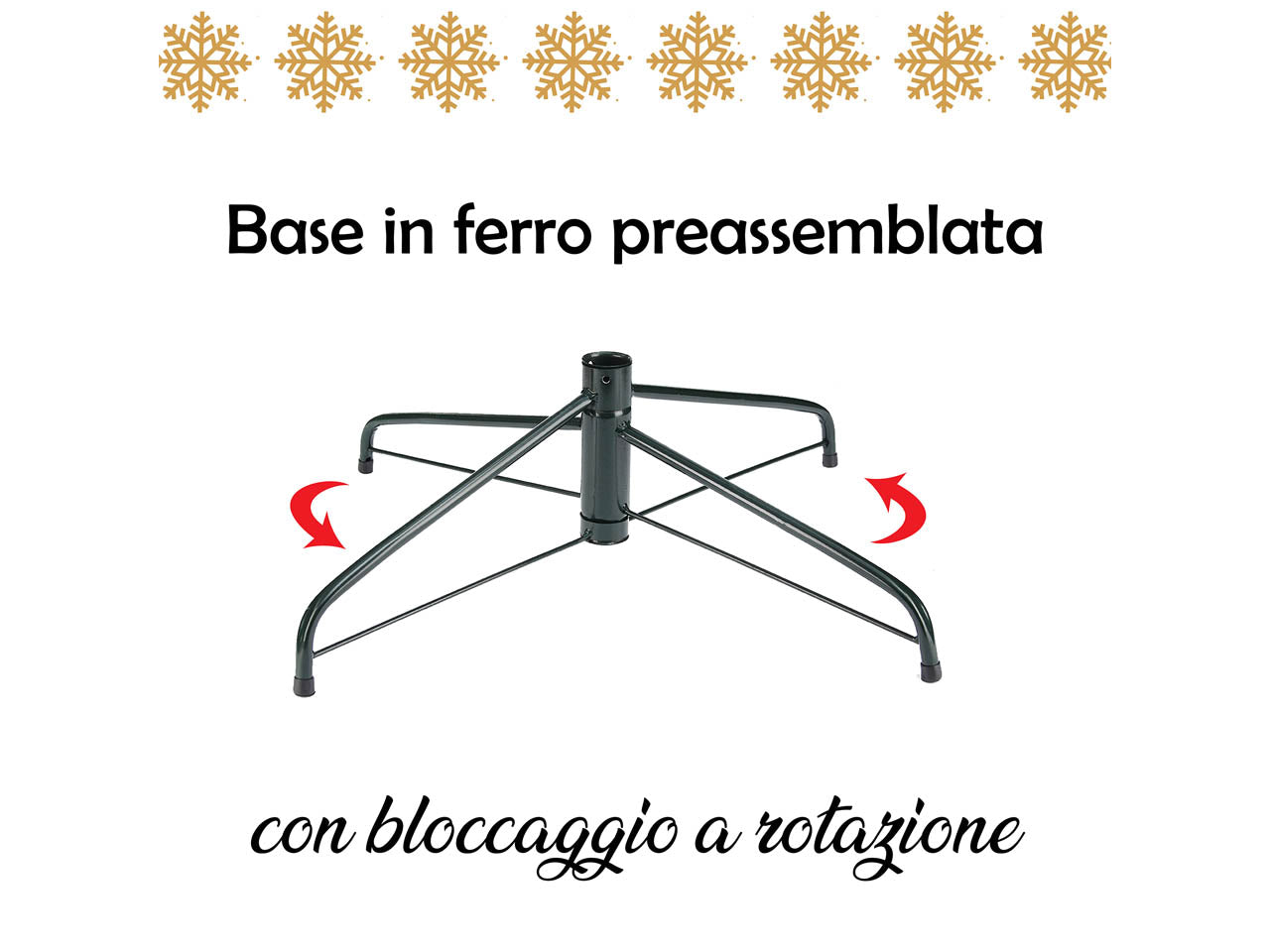 Albero di natale slim deluxe penicel innevato 240cm 505 rami diametro 66cm