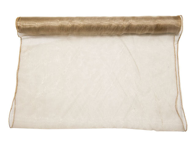 Rotolo organza 48cmx10yds tortora aa01455