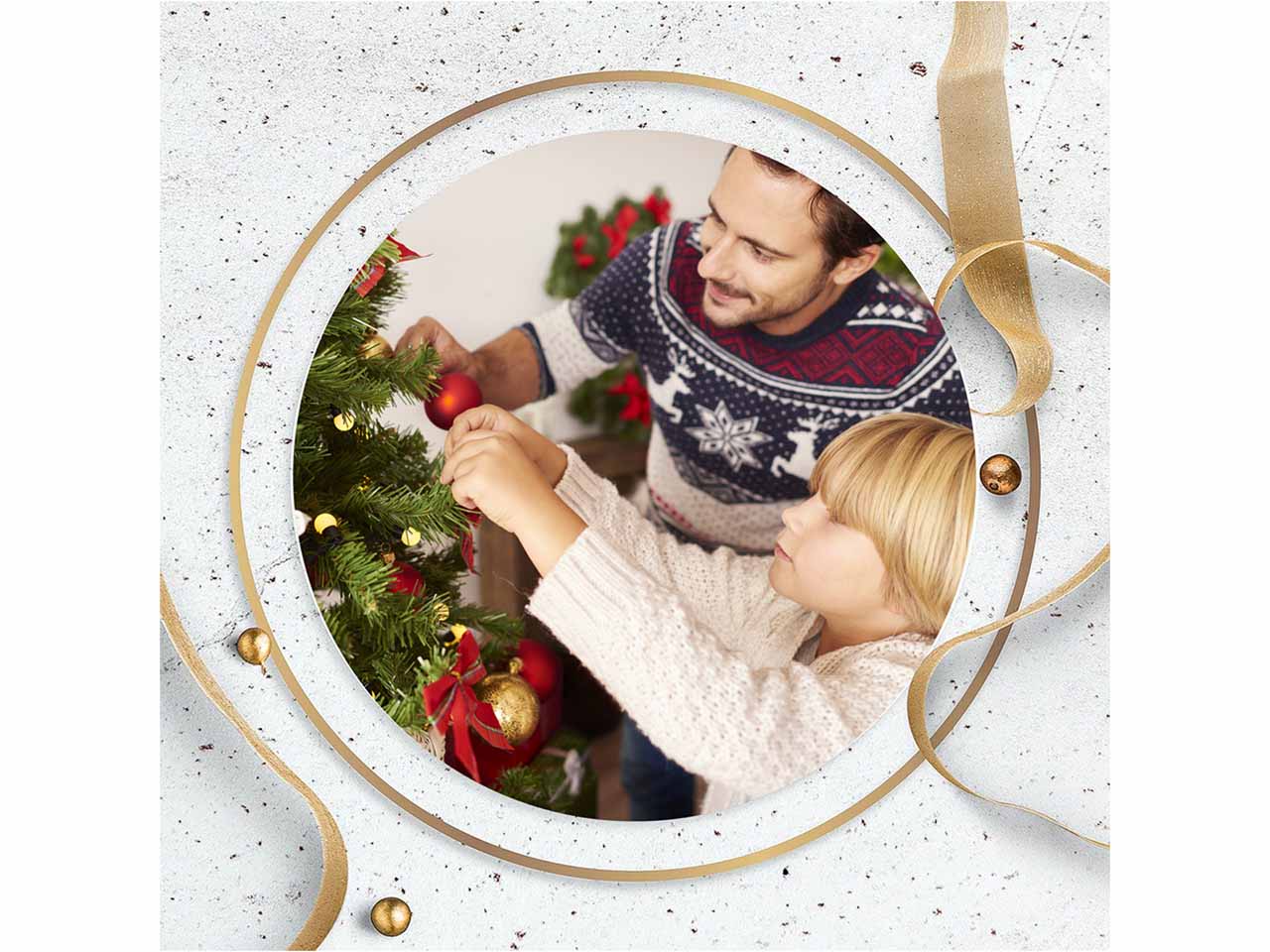Albero di natale slim montana innevato 270cm 1227 rami diametro 124cm