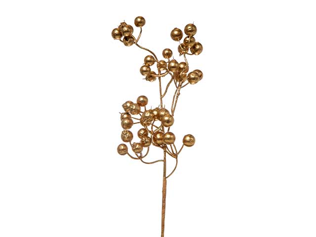 bacche 12 pezzi oro 35cm n08659