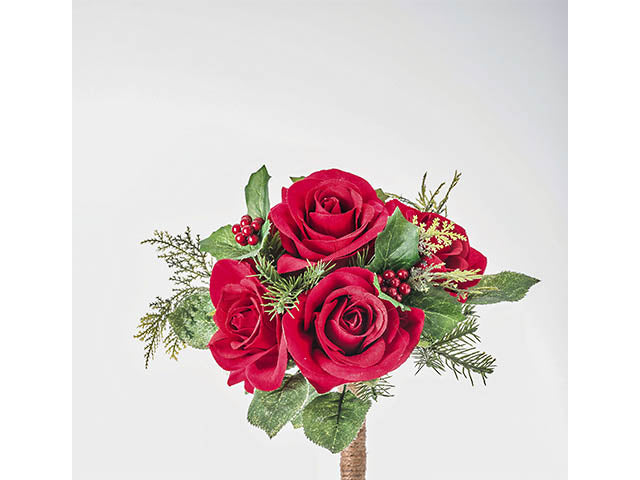 bouquet rose rosse 6pz n17023