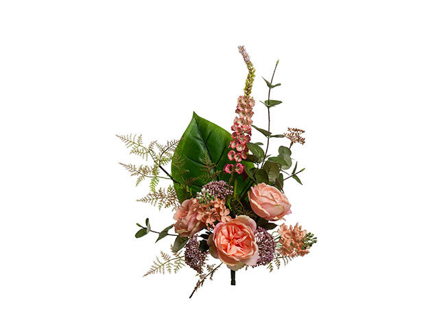 frontale rose/campanule salmone a20577