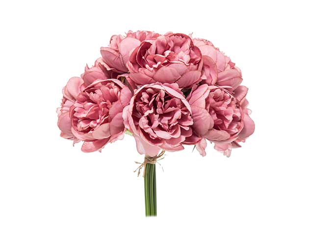 mazzo peonie x10 32cm mauve a22070