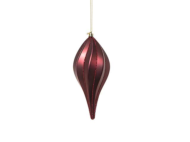 Ornamento per albero 20cm burgun.n23715
