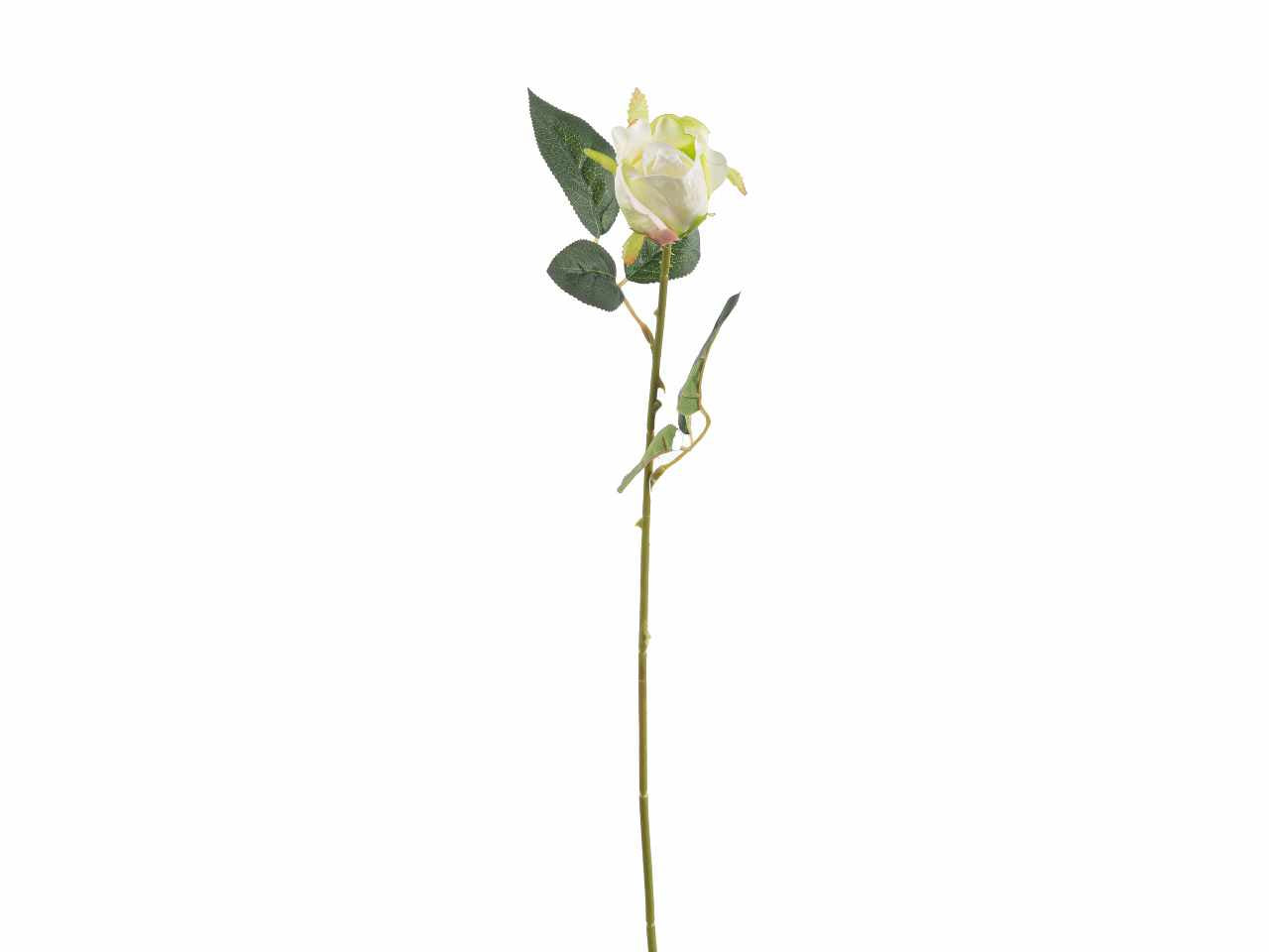 Bocciolo singolo h.56cm bianco a24176