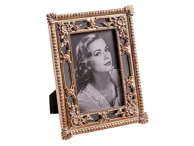Porta foto resina champagne n25203