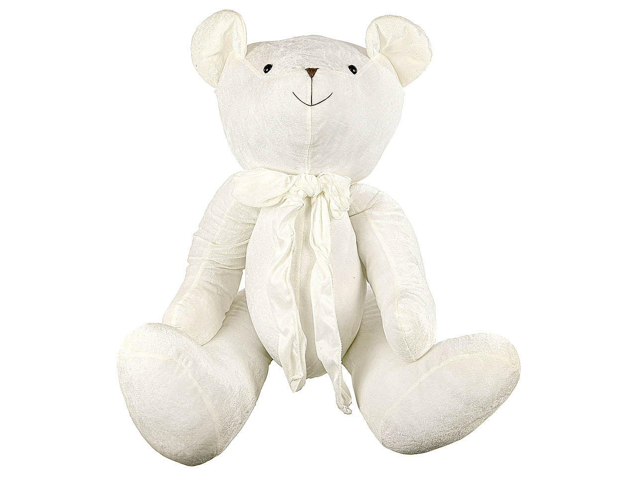 Orsetto velluto 80cm beige n25792