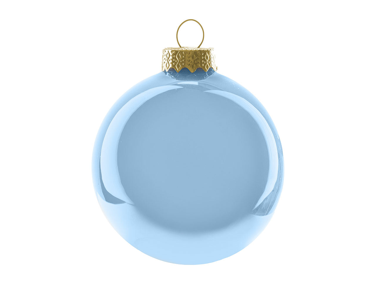 Sfera vetro mm.150 azzurro