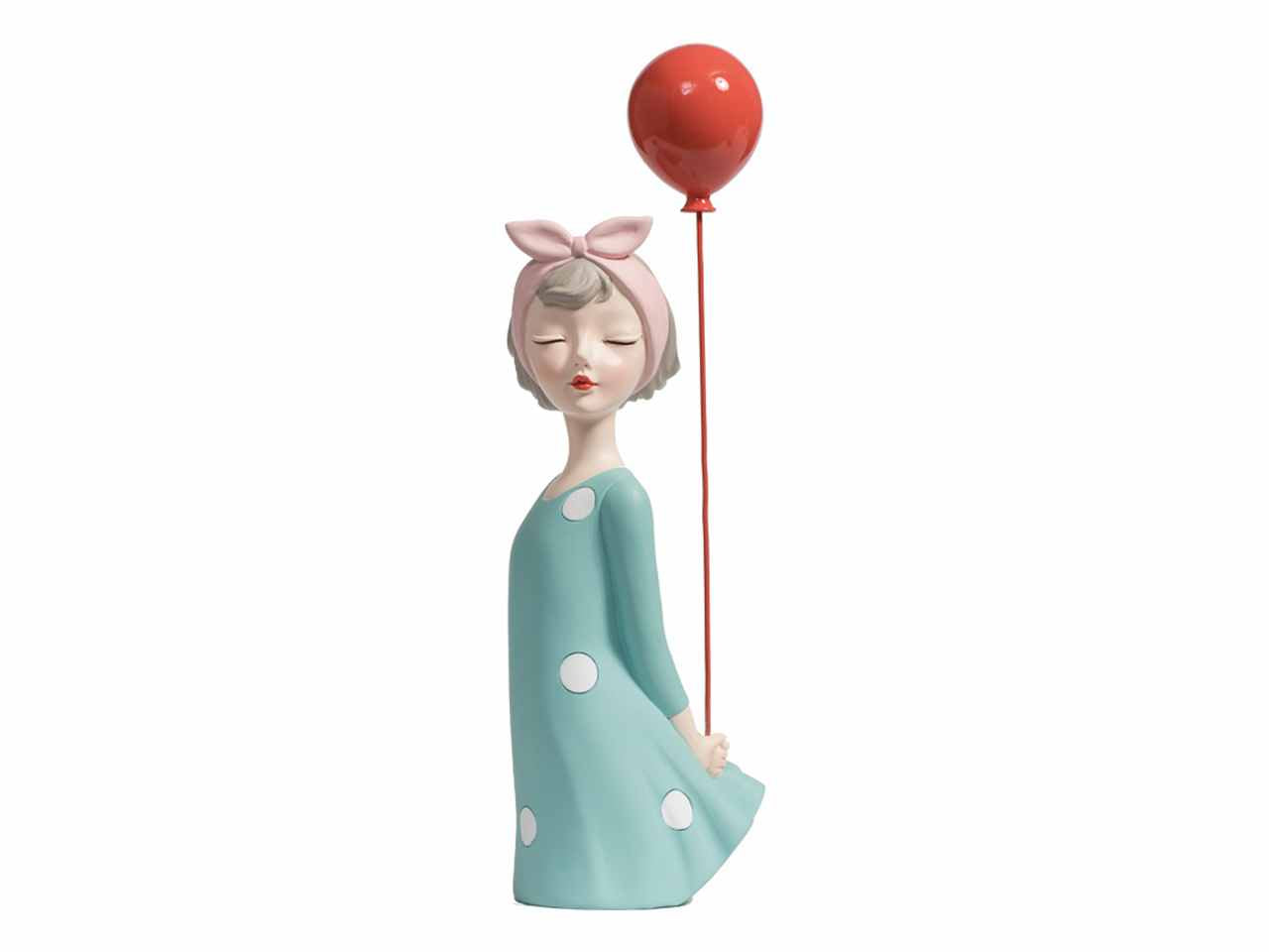 Ragazza c/palloncino 6,5x7x24,5cma26878