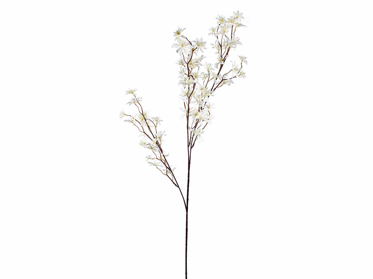 Fiore stellato x3 95cm bianca a26677