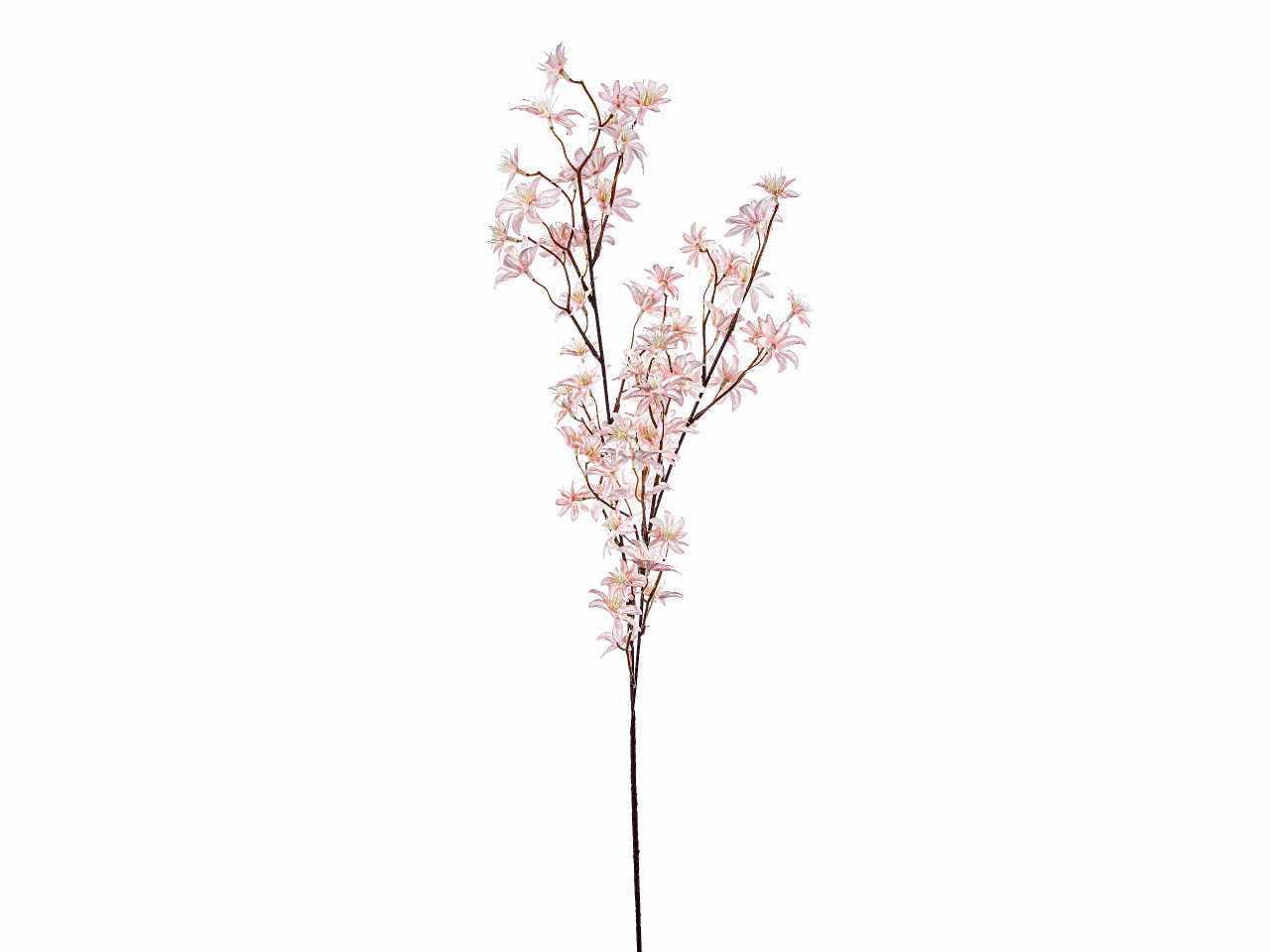 Fiore stellato x3 95cm rosa a26677
