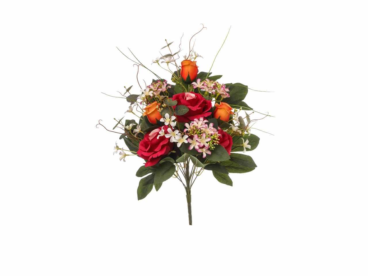 Mazzo frontale di rose x 14 colore beauty