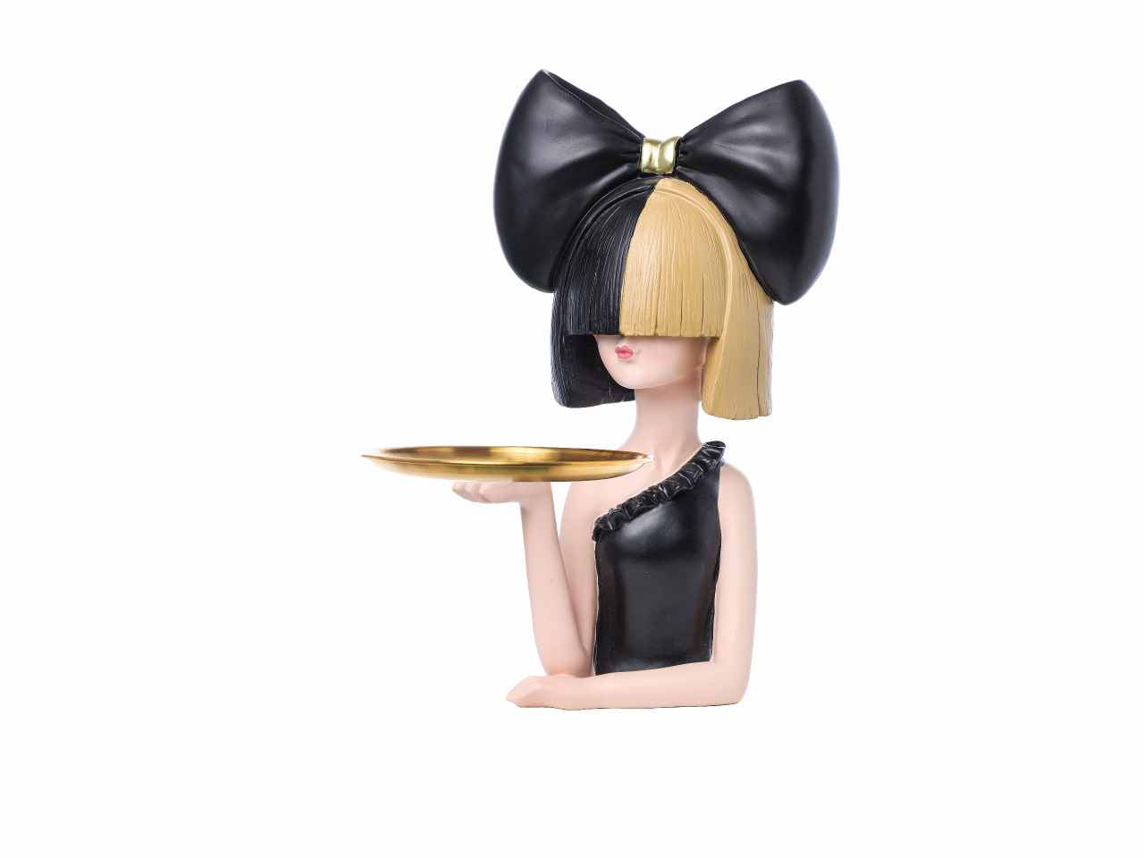 bubble lady c/piatto 35x19x11,5cma28221