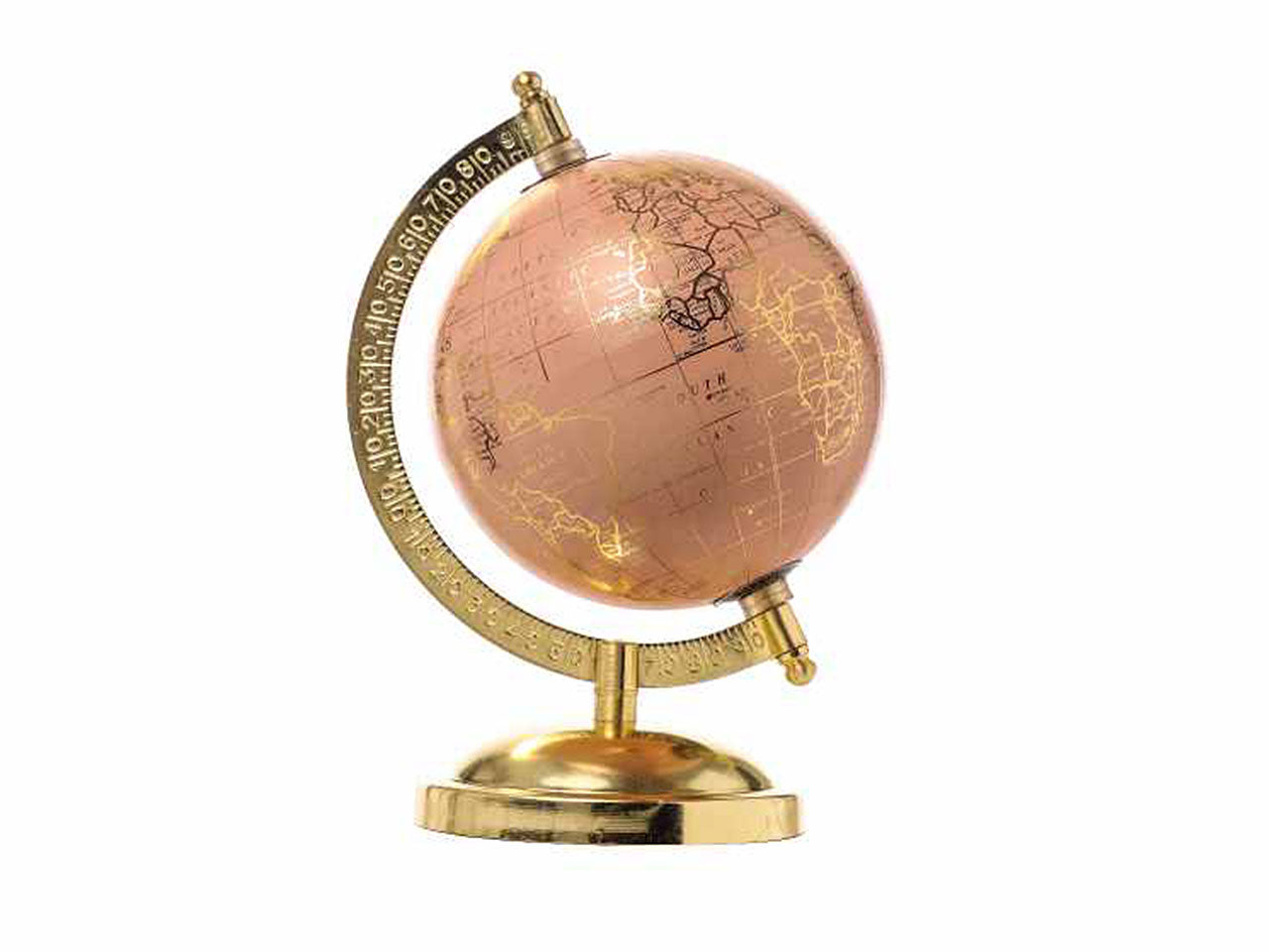 mappamondo rosa 12xh20,5cm a28558