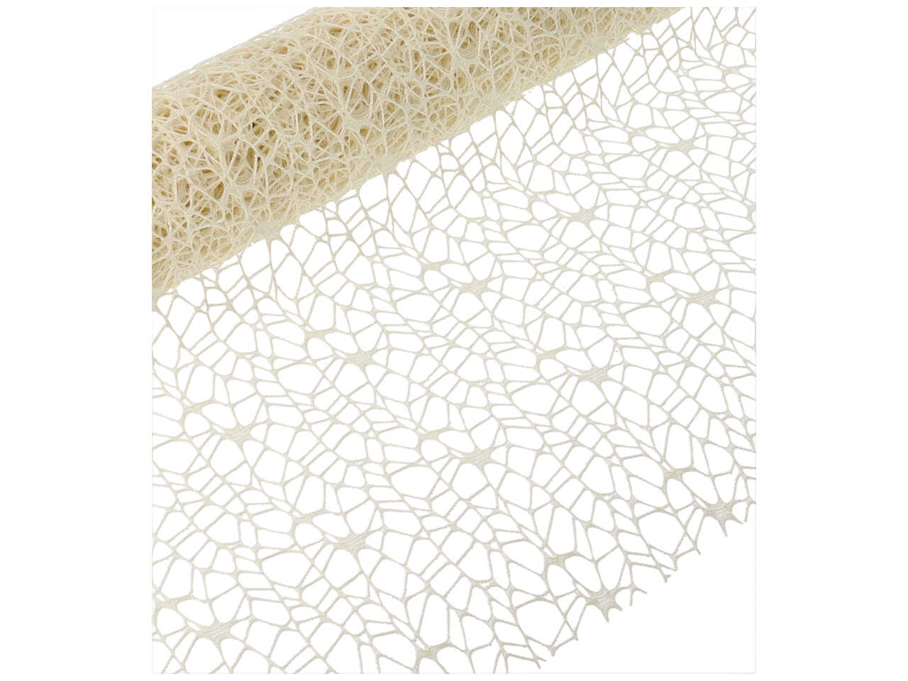 Polycotton net 48x5yard panna spider