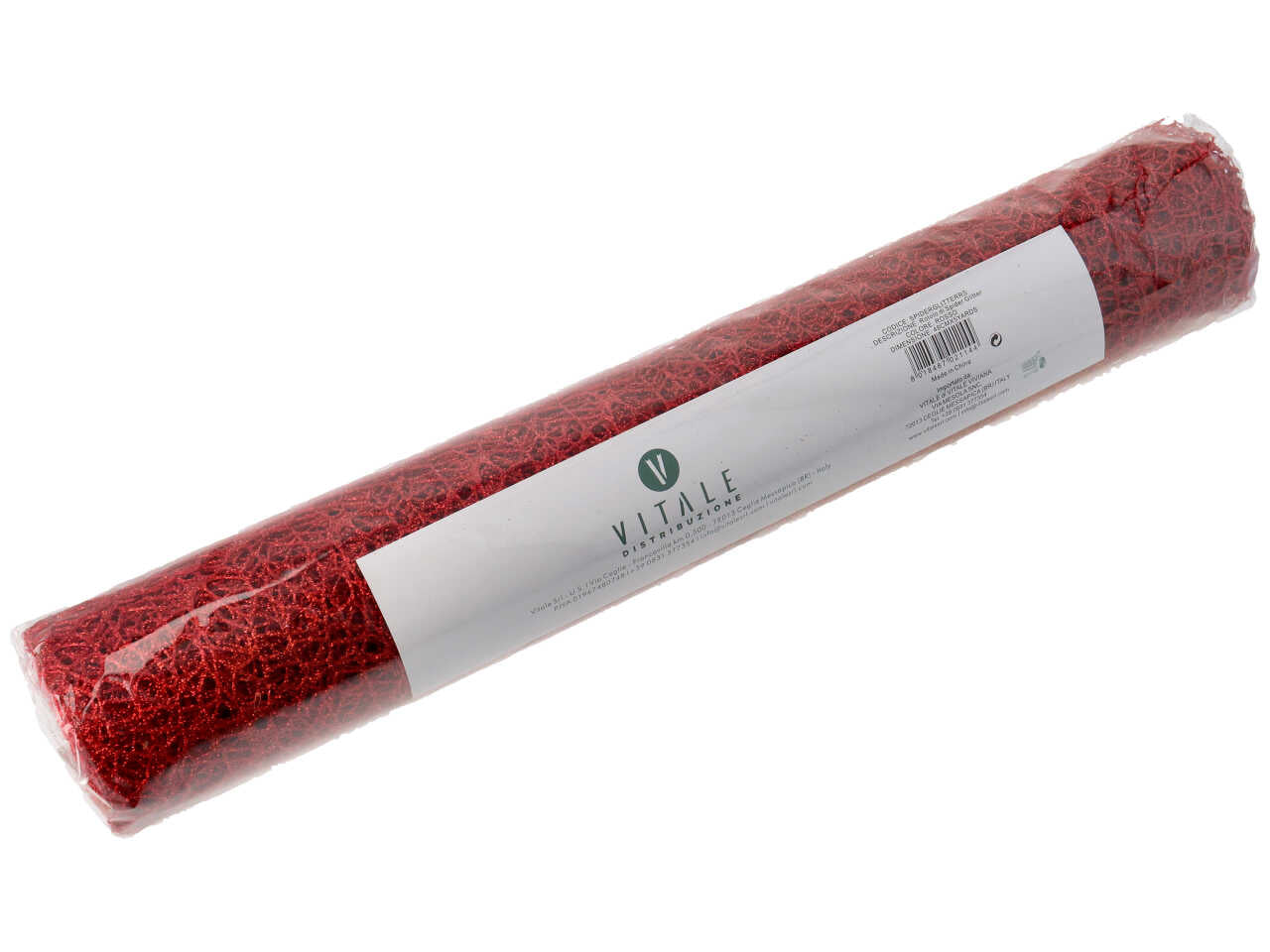 rotolo spider 48cmx5yds glitter rosso