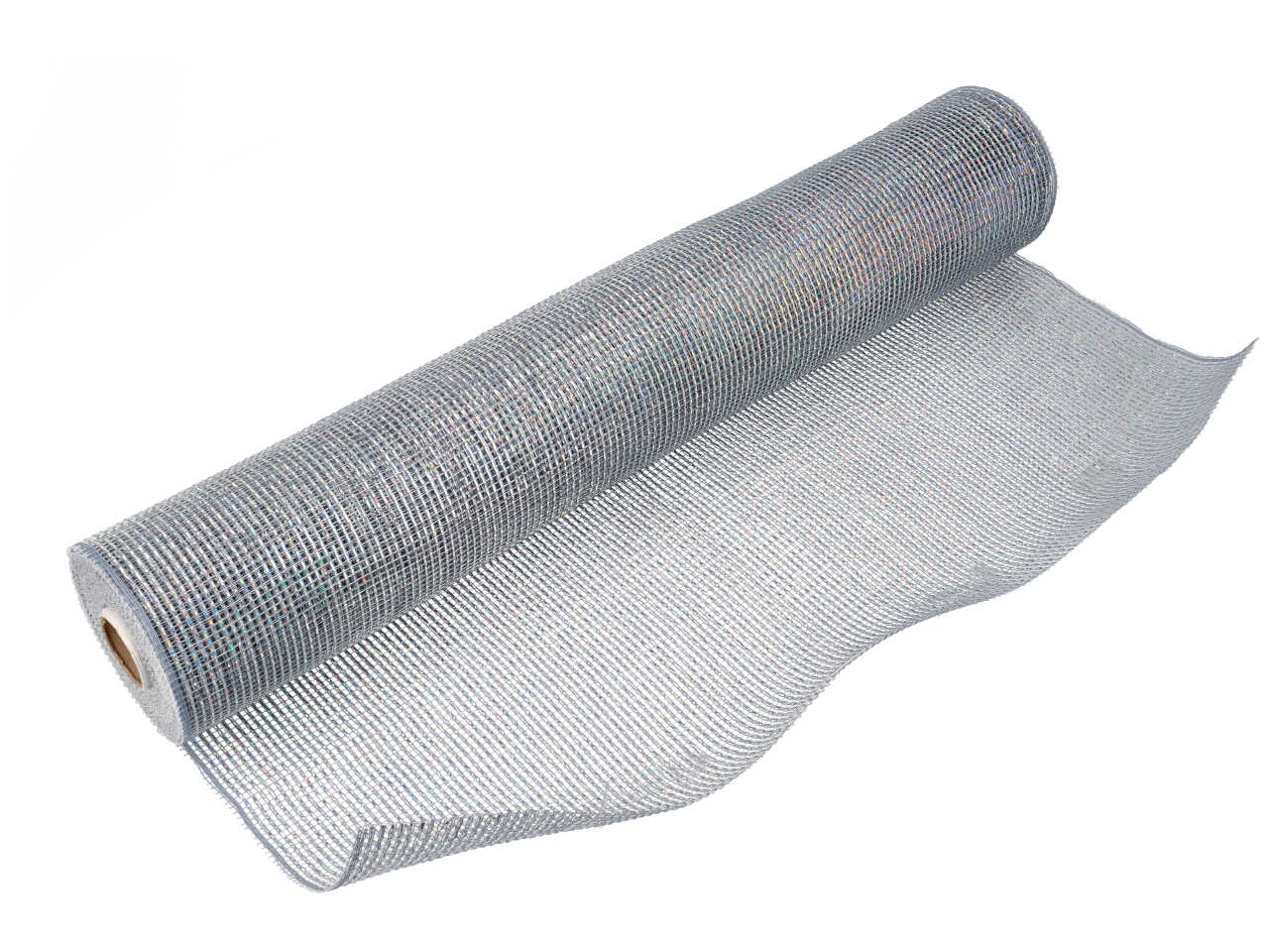 rotolo deconet  53cmx10yds argento glitter