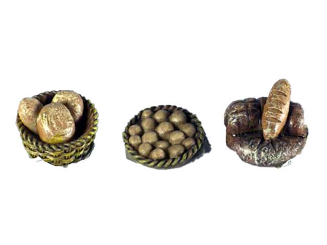accessorio per presepe, cesto pane/uova 2,5cm 11288