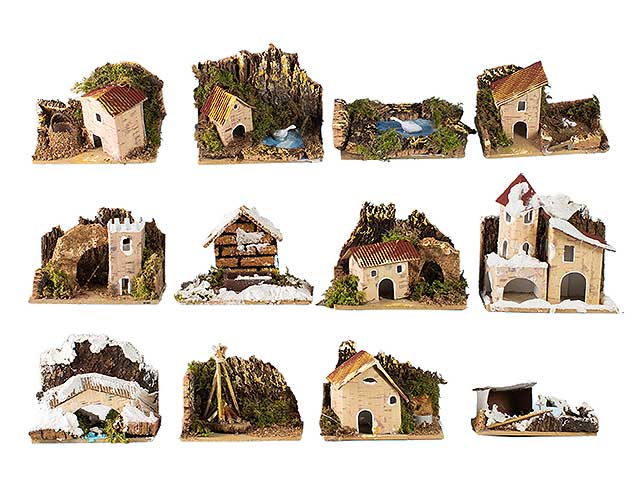 gruppo case 10x6cm pz.12  85109