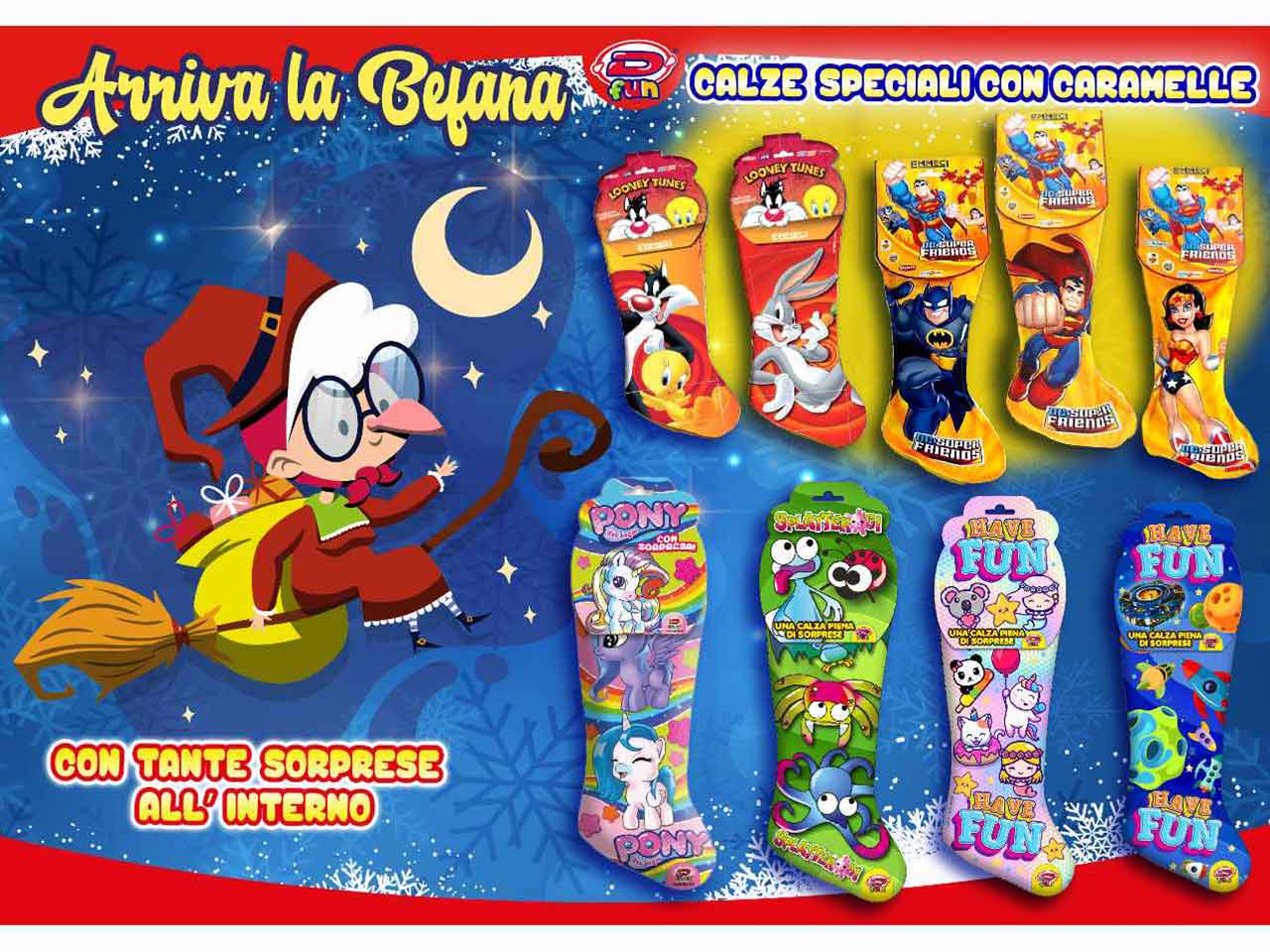 Calza della befana splatterosi dip76422