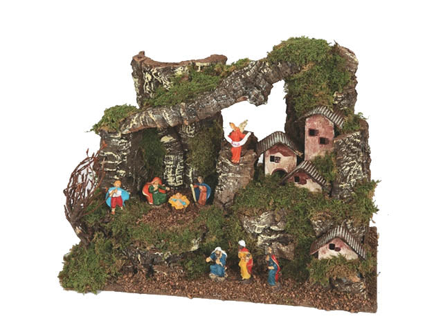 Capanna 40x30x22 con 8 personaggi pr-22642