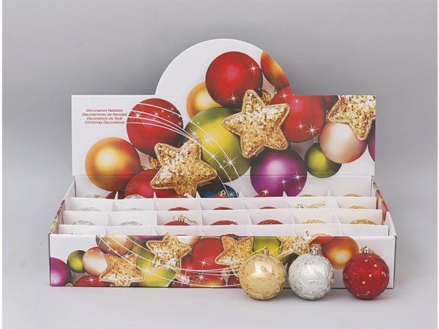 sfera 80mm satinata assortiti pl-66035