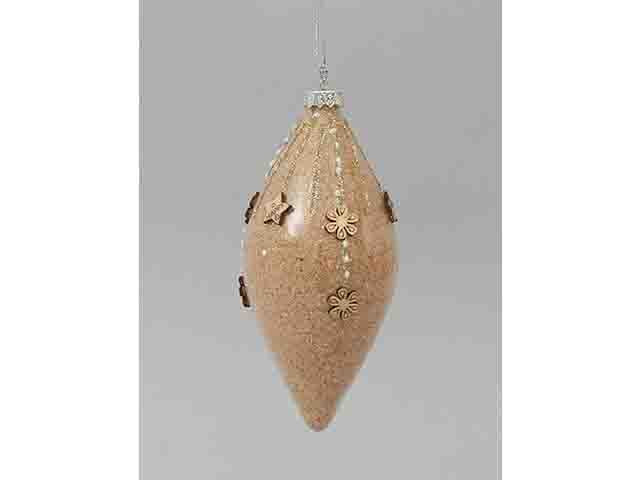 appendino goccia vetro 6x13 biscotto vt-96669