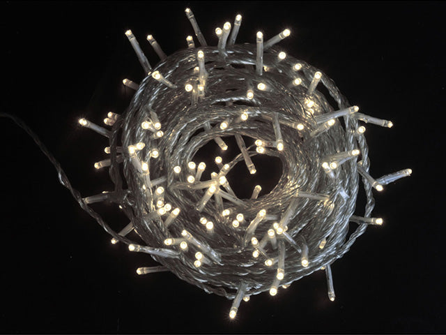 Catena luci 180led bianco freddo uso esterno d1972