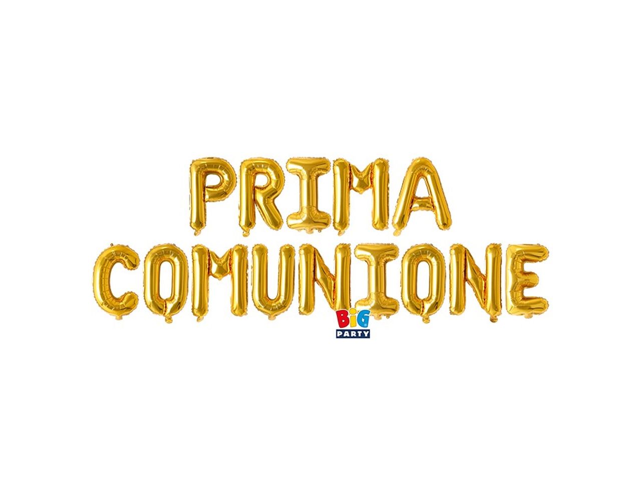 Linea prima comunione lily palloncino di mylar kit scritta 300x40cm