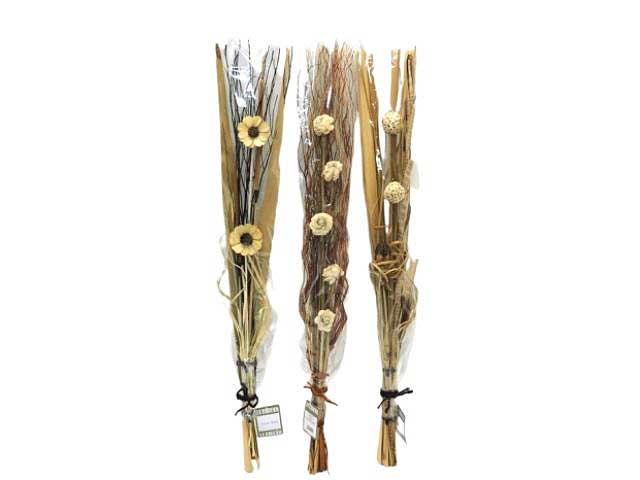 mazzo fiori secchi con pot pourri 2cm