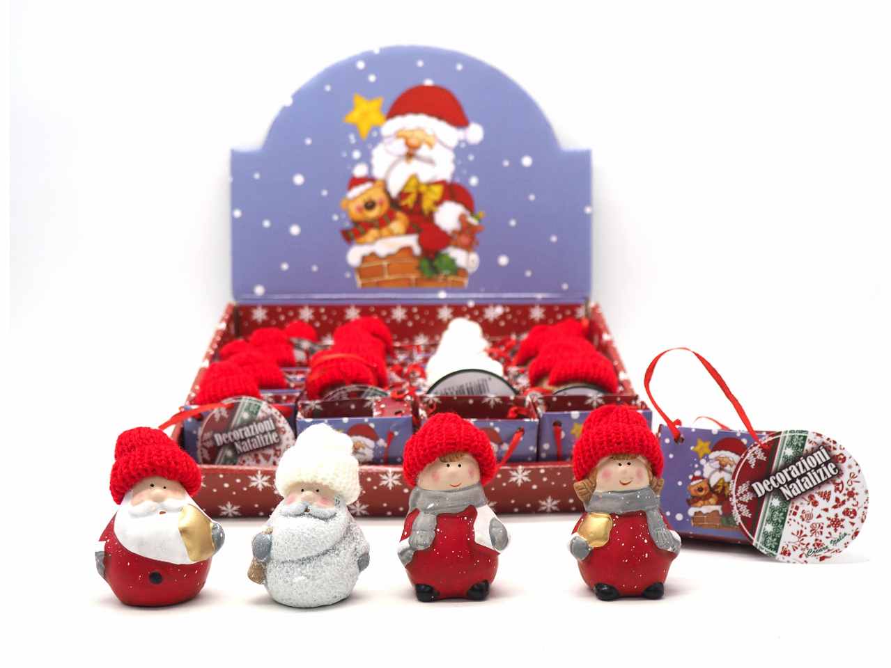 Borsetta mignon in carta con soggetto, misura interno h.7,5x4x3cm con cappello