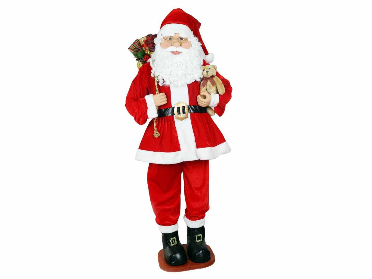 babbo natale 180x50x65cm danzante c/musica e movimento