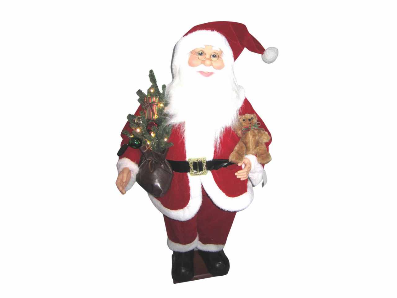babbo natale gonfiabile 92x32x58cm c/10led