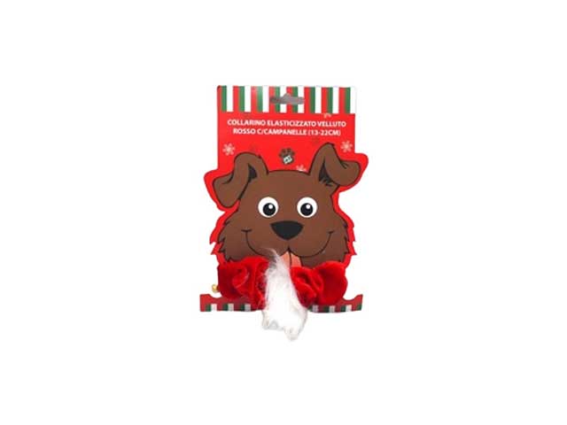 Collarino con campanelle 13-22cm cane