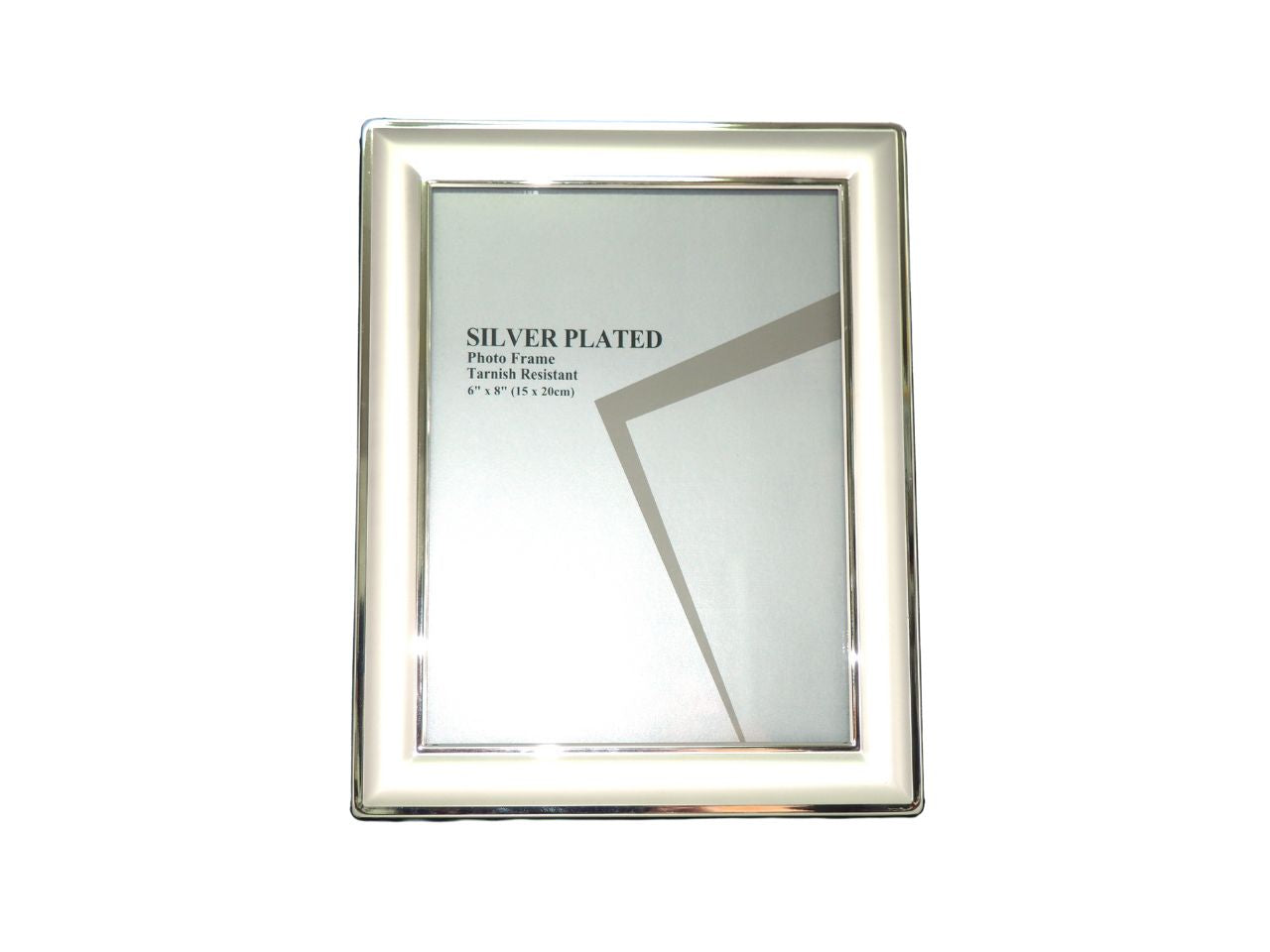 cornice placca silver bombata satinata lucida 25x20cm interno 15x20cm