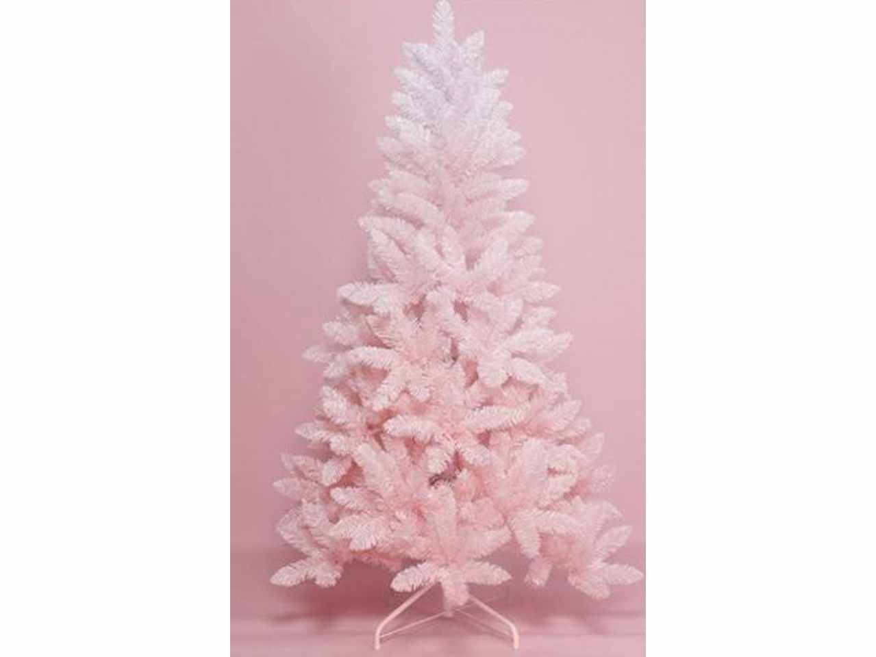 Albero natale rosa automatico h150cm 425tips/7cm