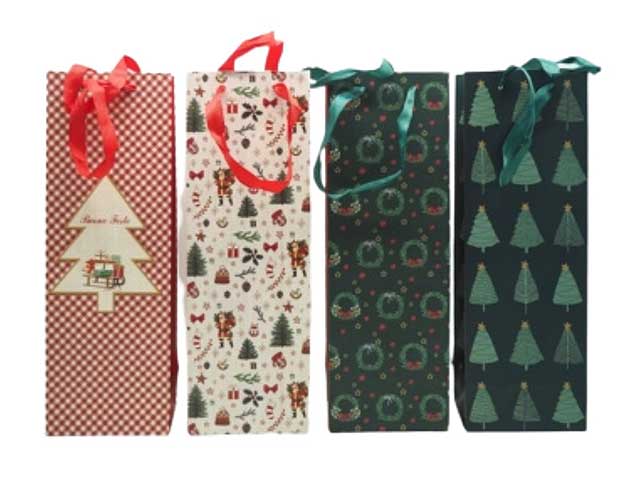borsa carta bottiglia h.36x12x9cm
