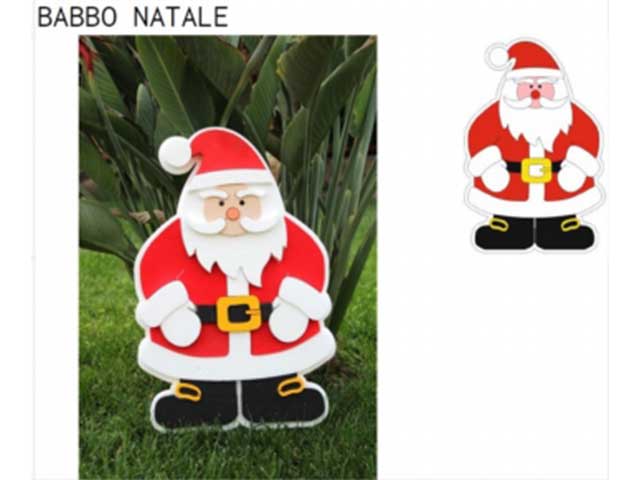 babbo natale polistirolo 60cm