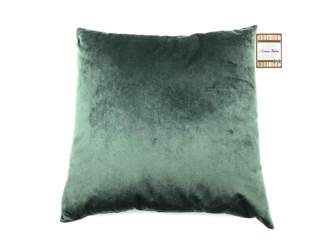 cuscino velluto 40x40cm verde