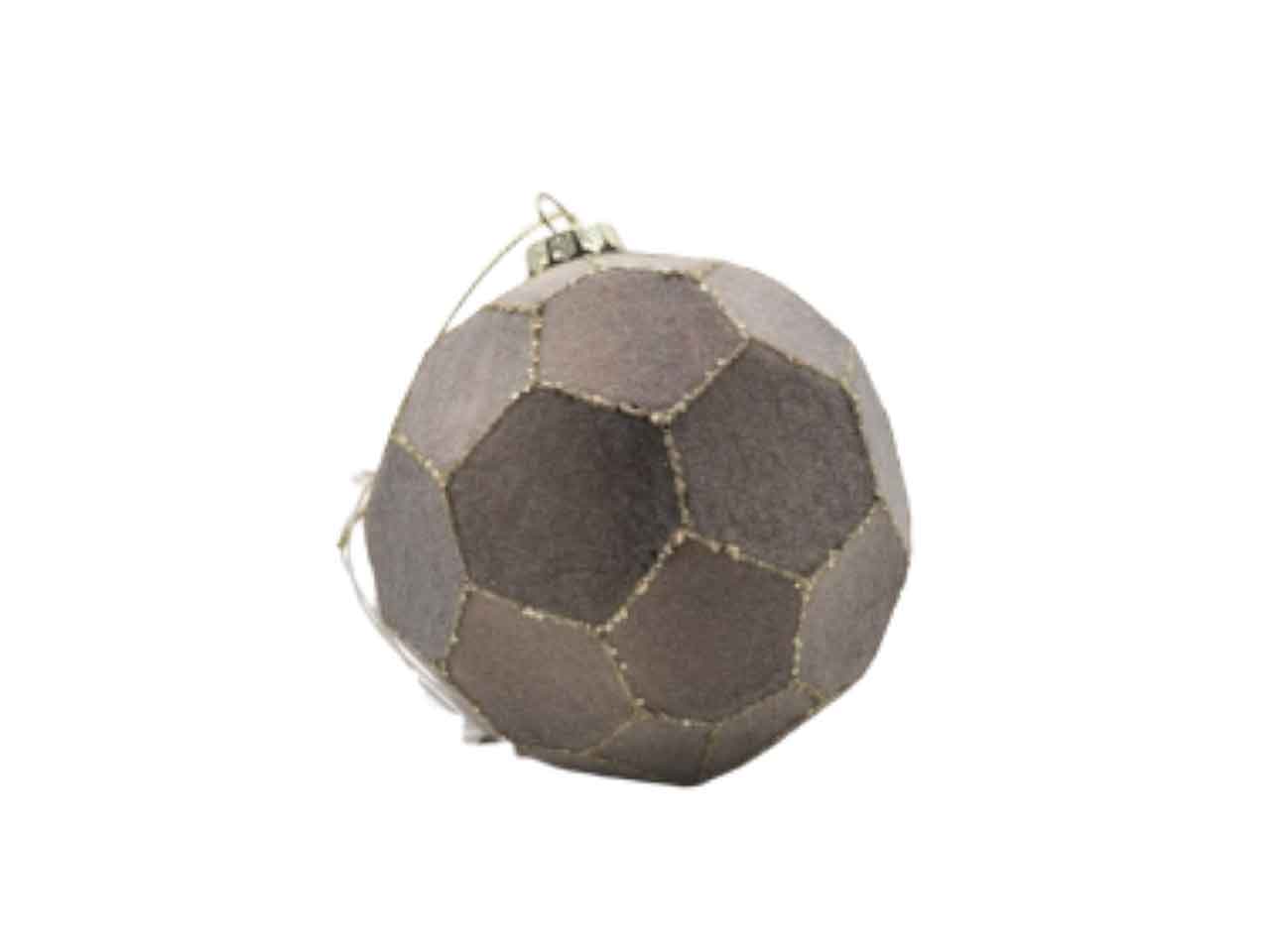 Sfera vetro 10cm c/disegni esagonali