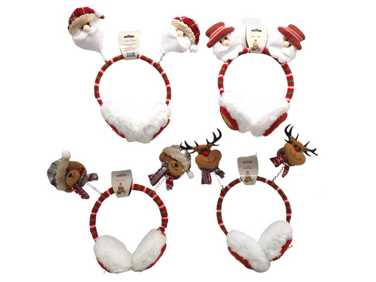 Frontino con decorazioni natalizie modelli assortiti