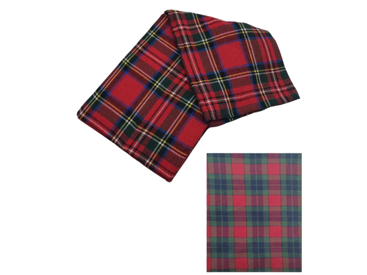 Runner di natale misura 140x40cm in tartan