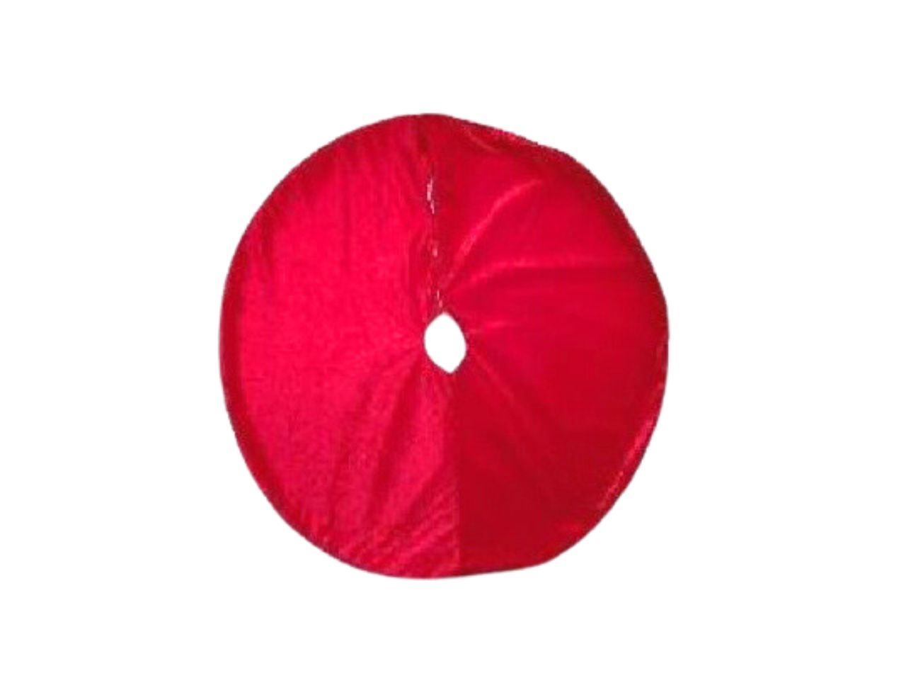 Copribase per albero di natale d.120cm in velluto rosso