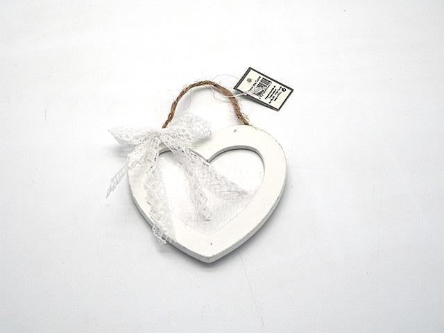 Cuore c/merletto d8cm