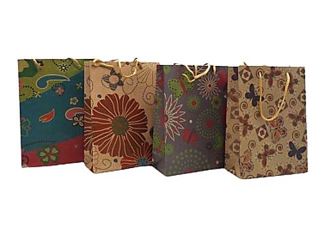 borsa carta riciclata h.42x31x10cm