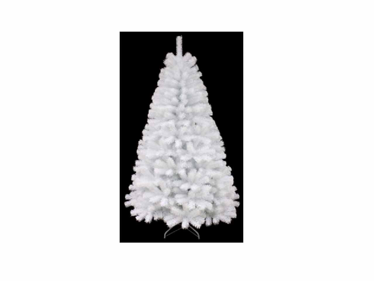 Albero abete bianco 180cm 749tips base metallo