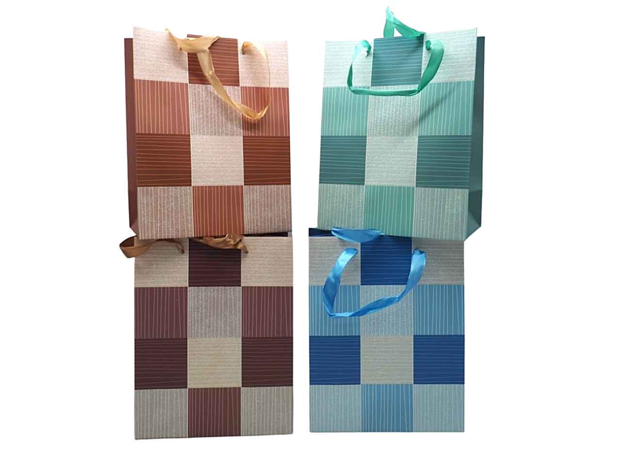 Borsa carta h.23x18x10cm c/glitter