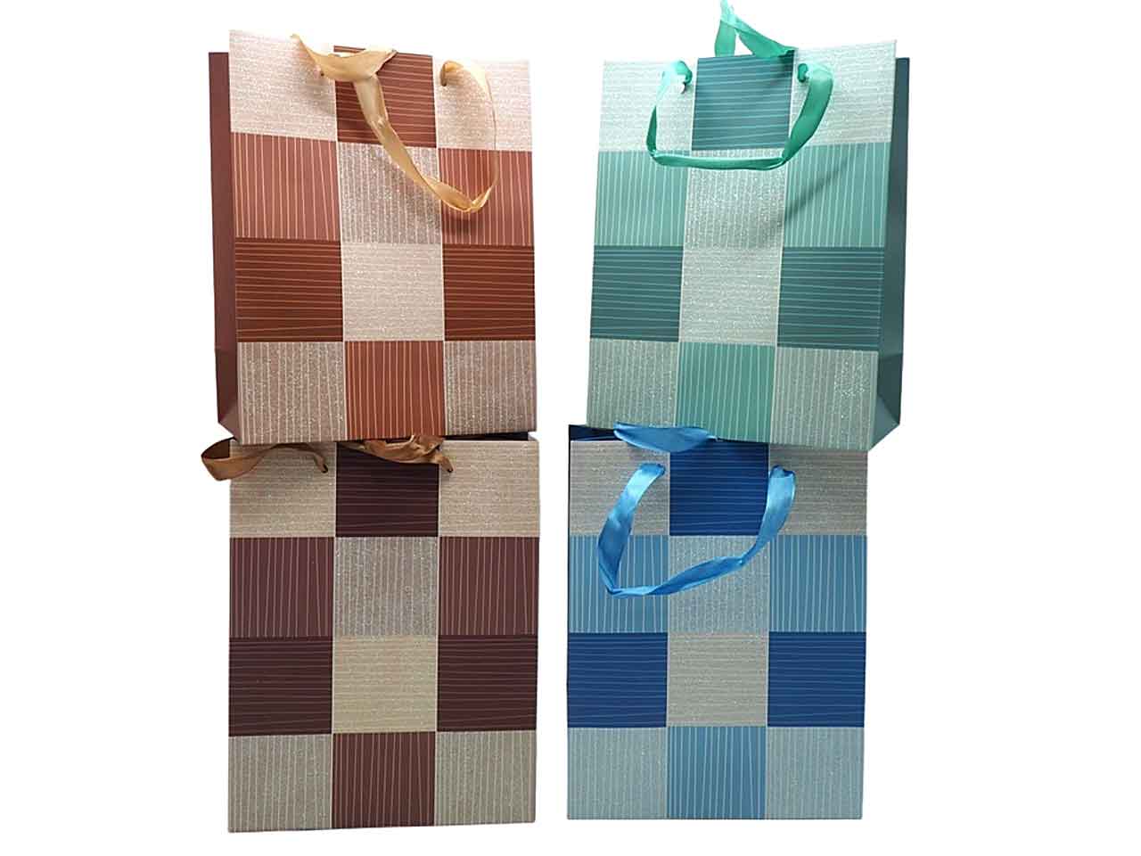 borsa carta h.32x26x12cm c/glitter