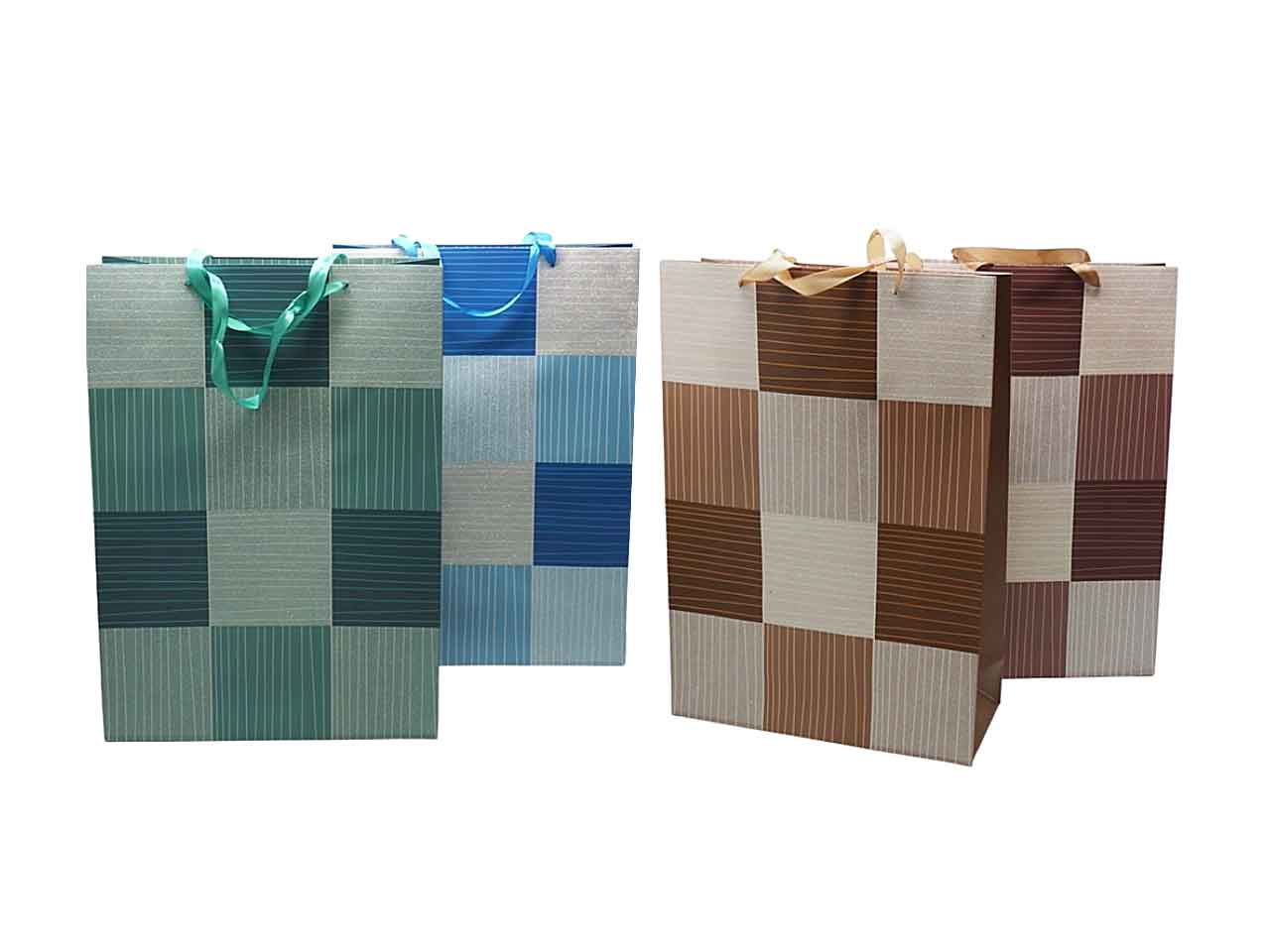 borsa carta h.44x31x12cm c/glitter